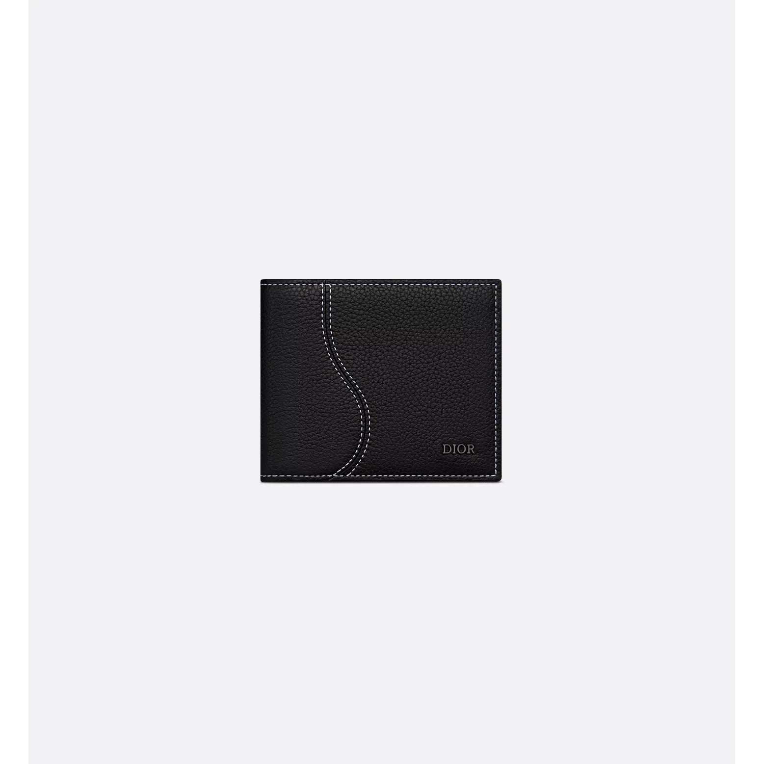 Portefeuille Dior - À deux volets Saddle - Noir
