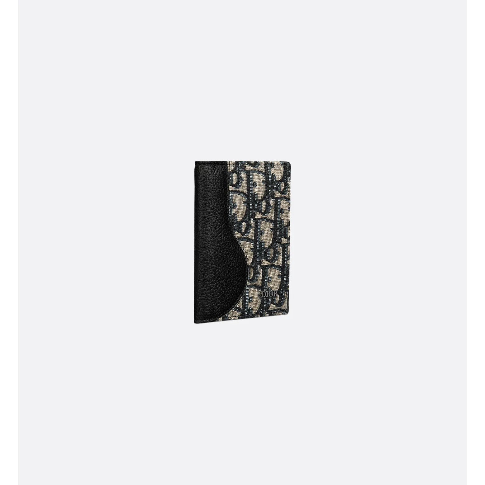 Porte-cartes Dior - à deux volets Saddle - Cuir - Oblique beige et noir