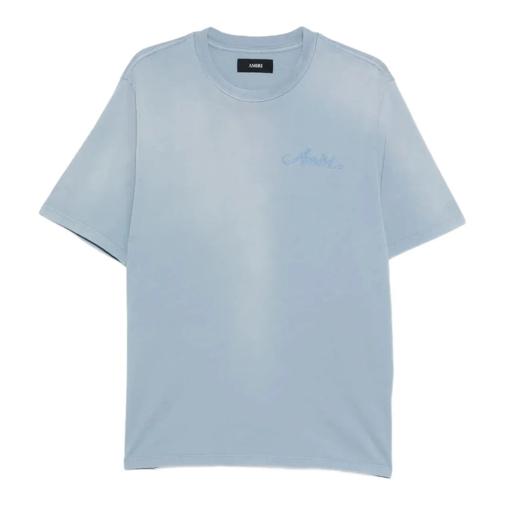 T-Shirt Amiri - Bleached Bandana Patch - Coton