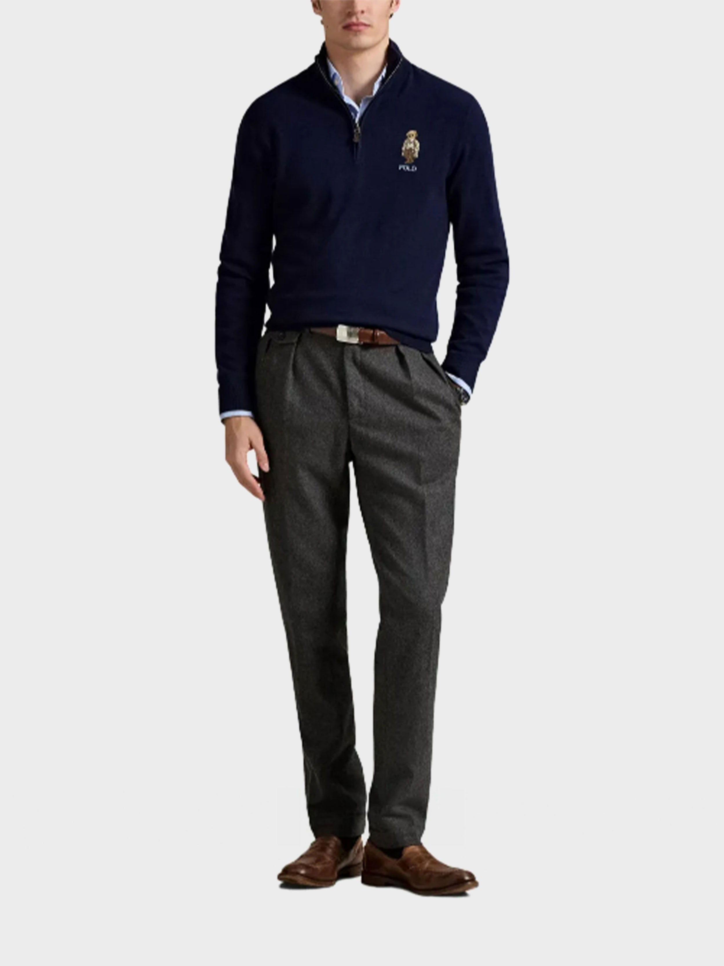 Polo Ralph Lauren - Men's Half-zip Sweatshirt With Embroidered Brand Logo