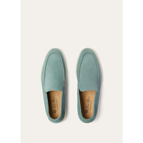 Mocassins Loro piana - Summer Walk Loafer - Bleu Ciel