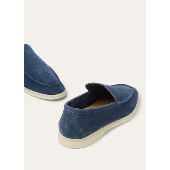 Mocassins Loro piana - Summer Walk Loafer - Bleu Marine