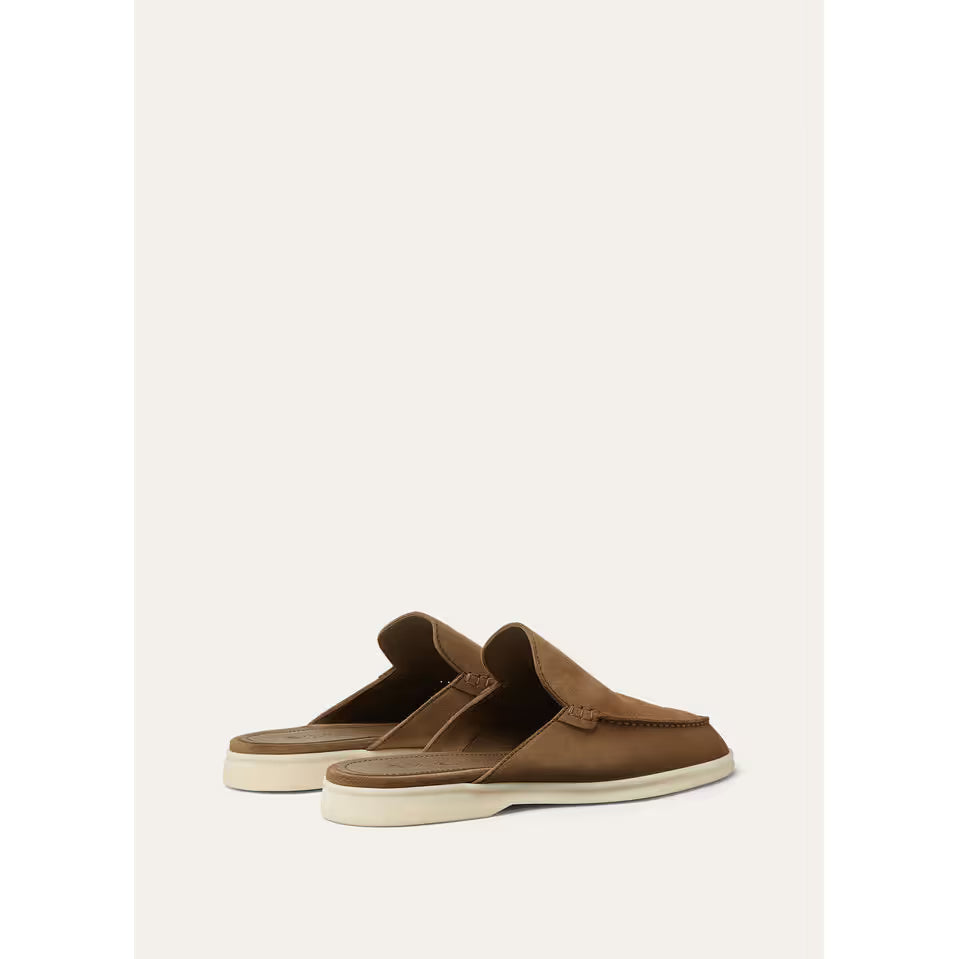 Mules Loro Piana - Walk Suede - Marron