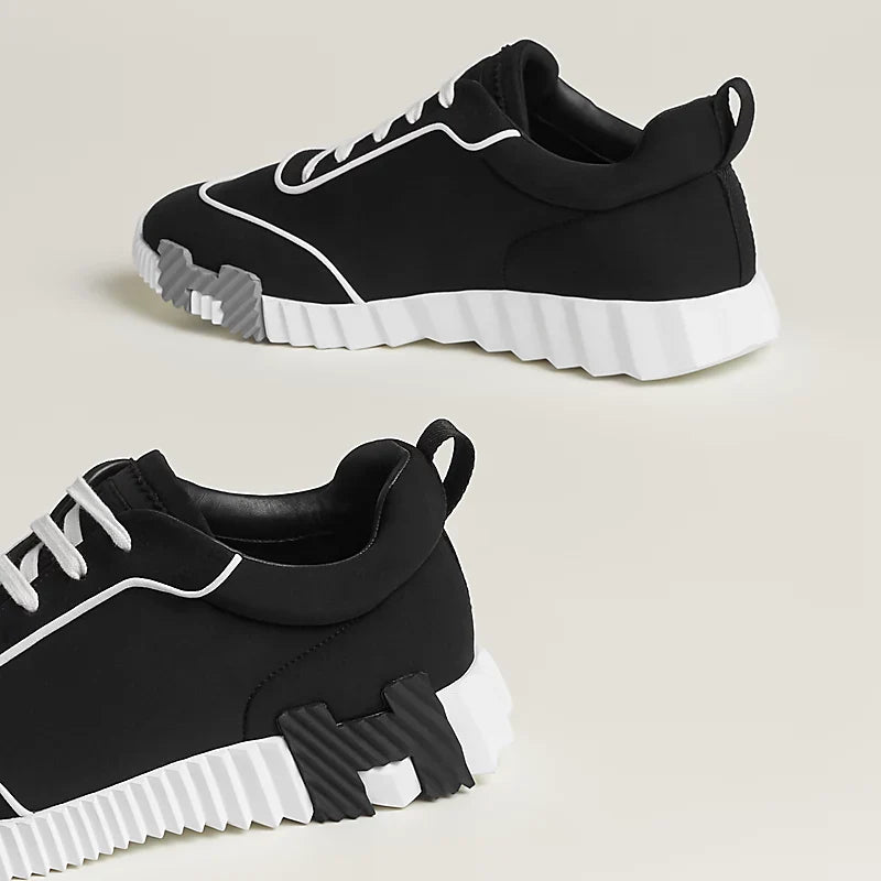 Espadrilles Hermes - Bouncing - Noir Foncé/Blanc