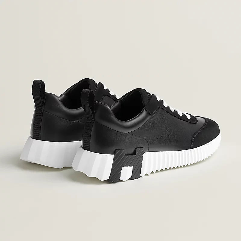 Espadrilles Hermes - Bouncing - Noir/Blanc