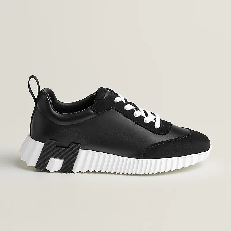 Espadrilles Hermes - Bouncing - Noir/Blanc