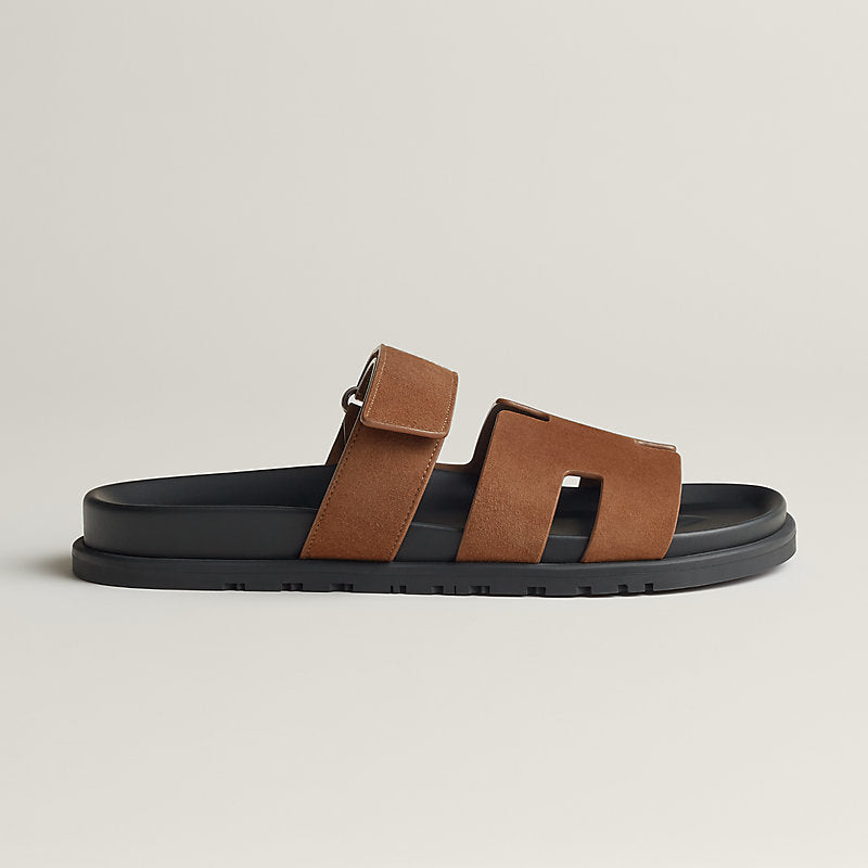 Sandales Hermes - Chypre - Brun Fumé