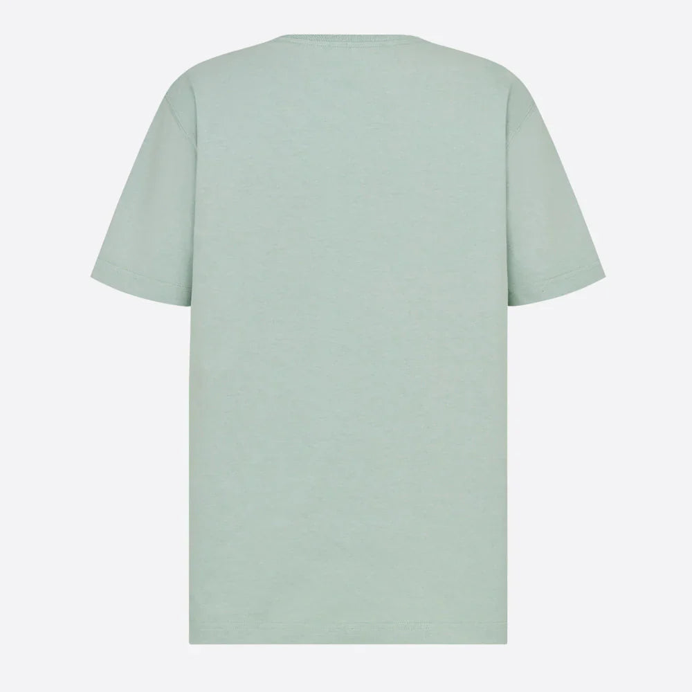 T-Shirt Christian Dior - CD Icon - Coupe Regular - Vert
