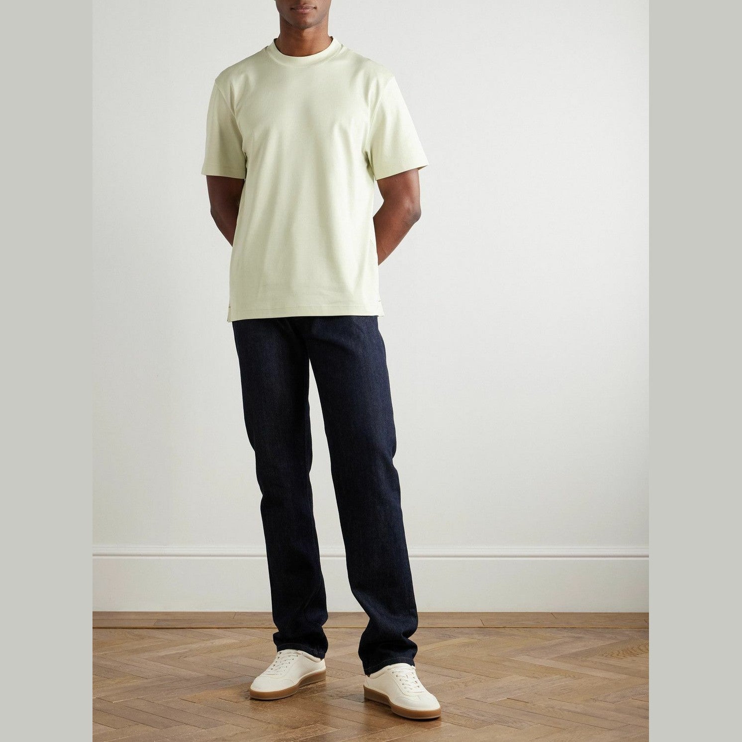 T-Shirt Loro Piana - Coton - Vert Clair