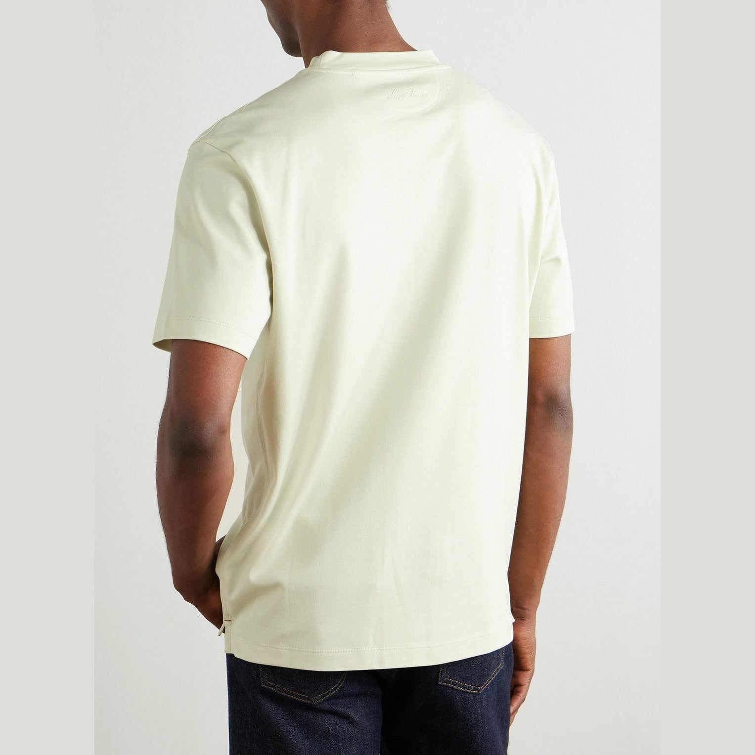 T-Shirt Loro Piana - Coton - Vert Clair