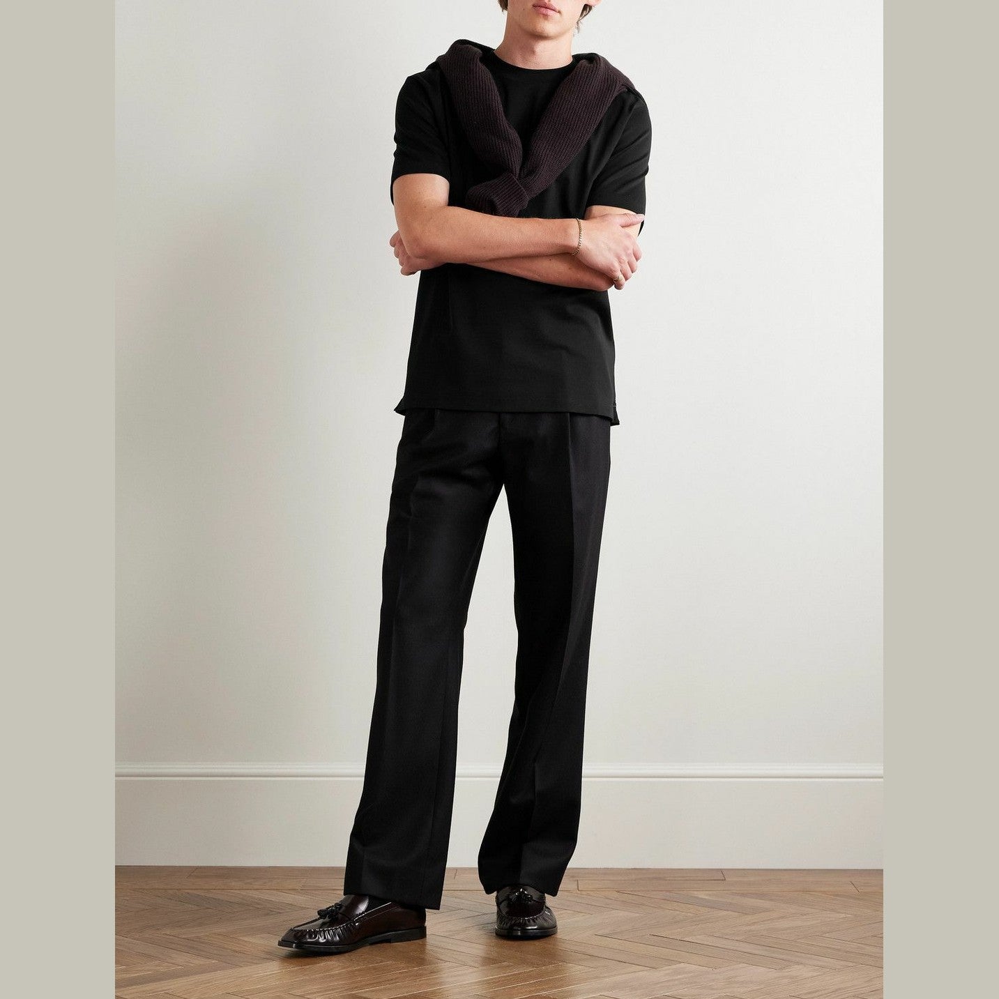 T-Shirt Loro Piana - Coton - Noir
