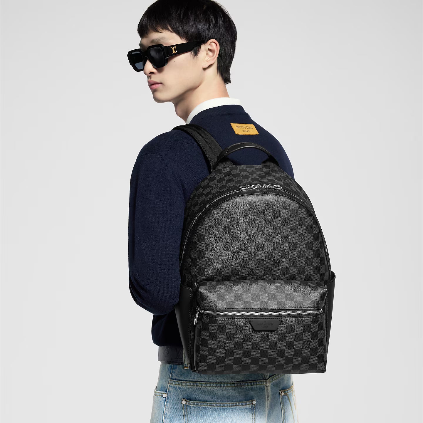 Sac à Dos Louis Vuitton - Discovery - Toile Damier Graphite