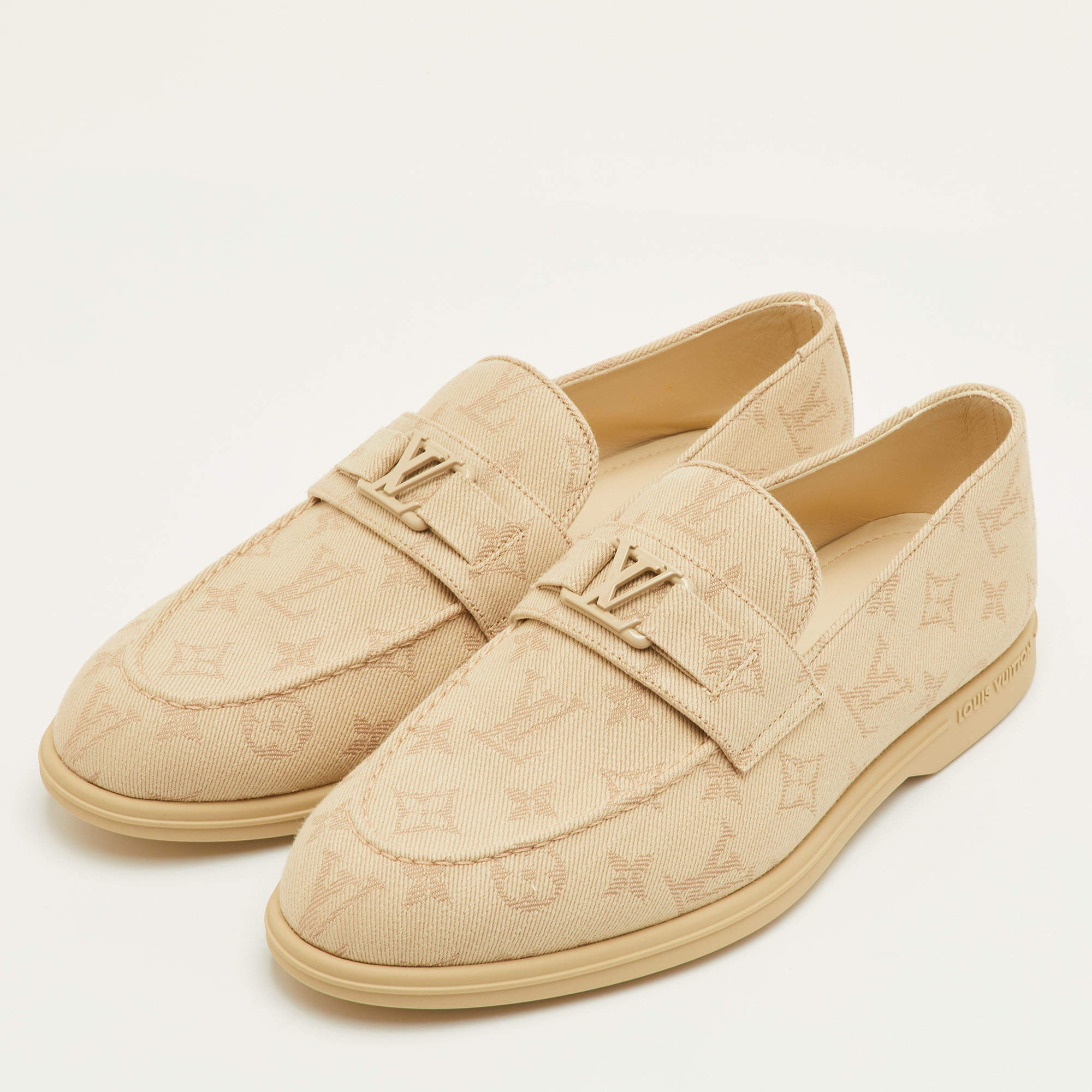 Mocassins Louis Vuitton - Monogram - Beige