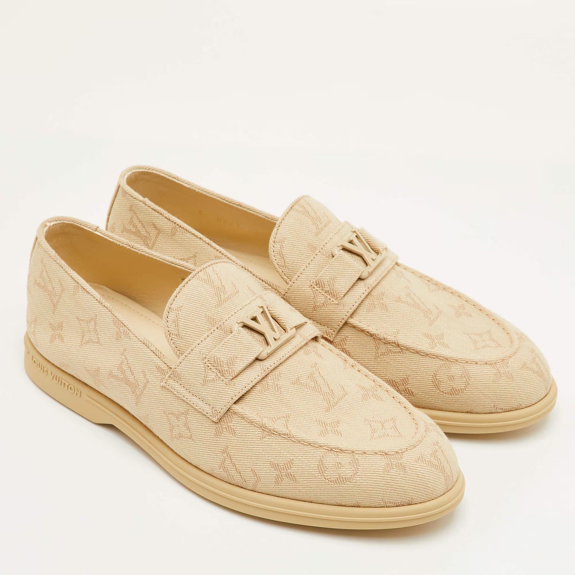 Mocassins Louis Vuitton - Monogram - Beige
