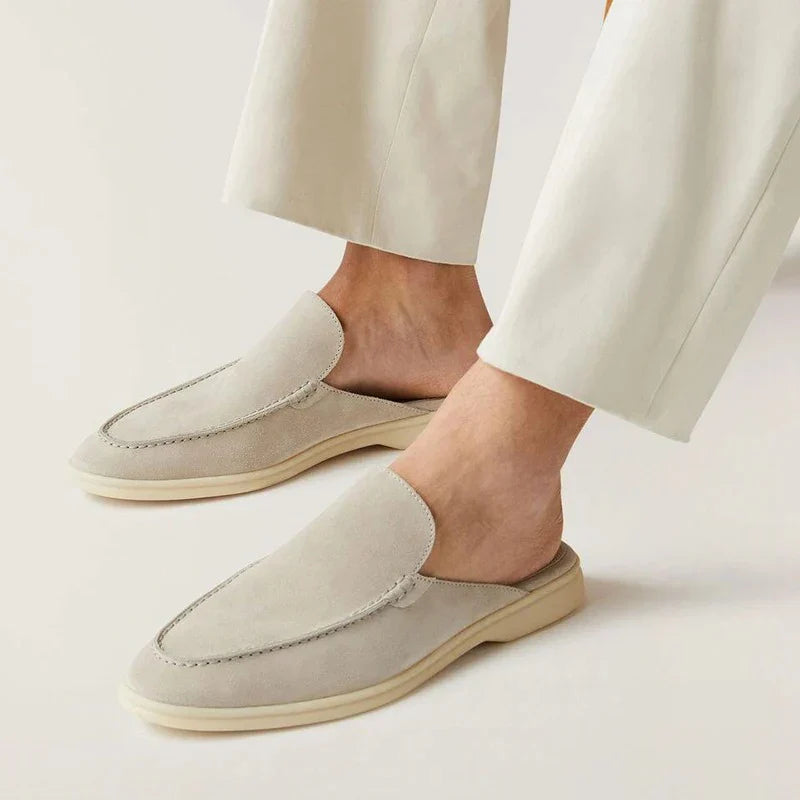 Mules Loro Piana - Walk Suede - Beige