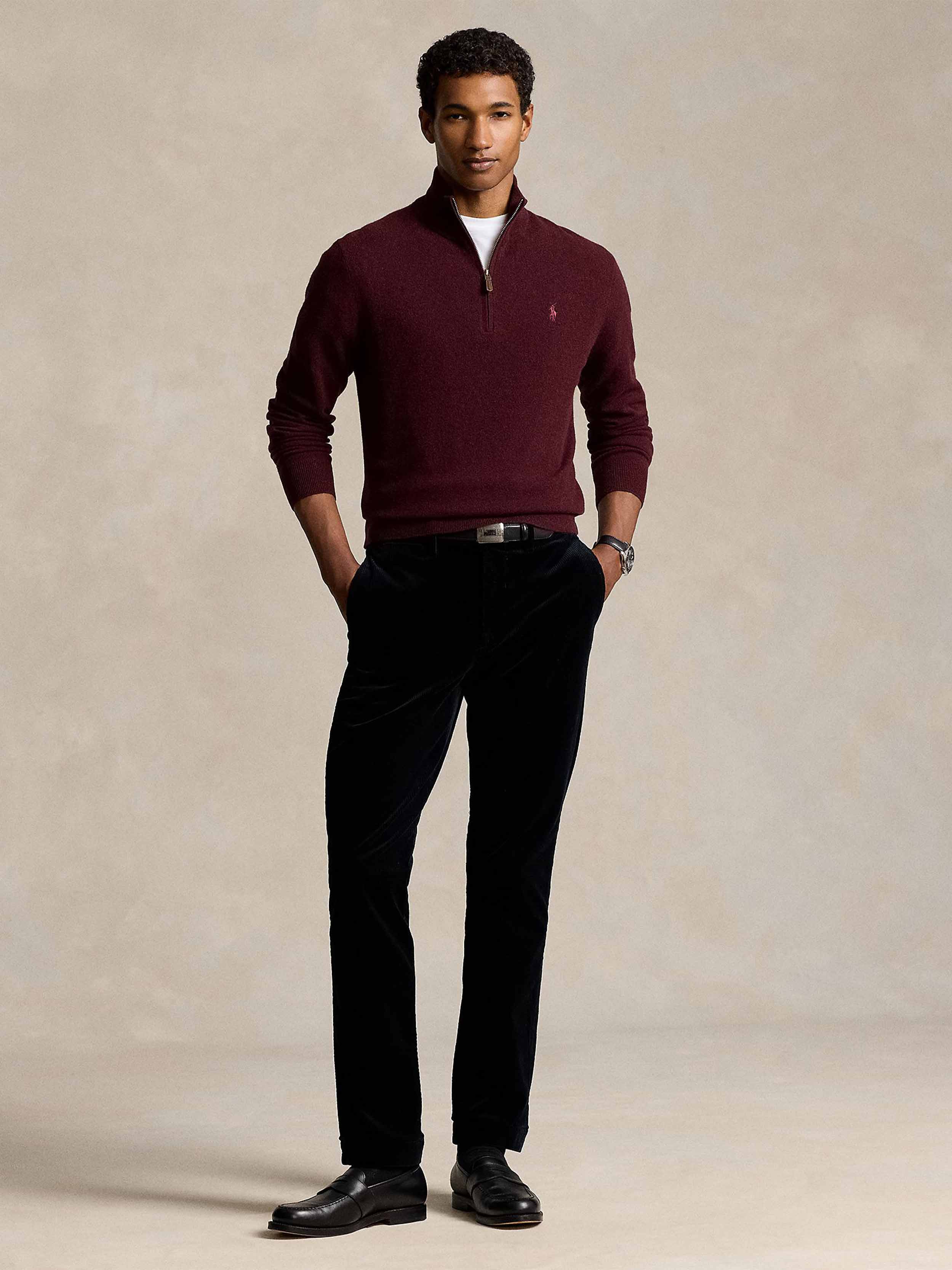 Polo Ralph Lauren - Men's Wool Quarter-Zip Sweater