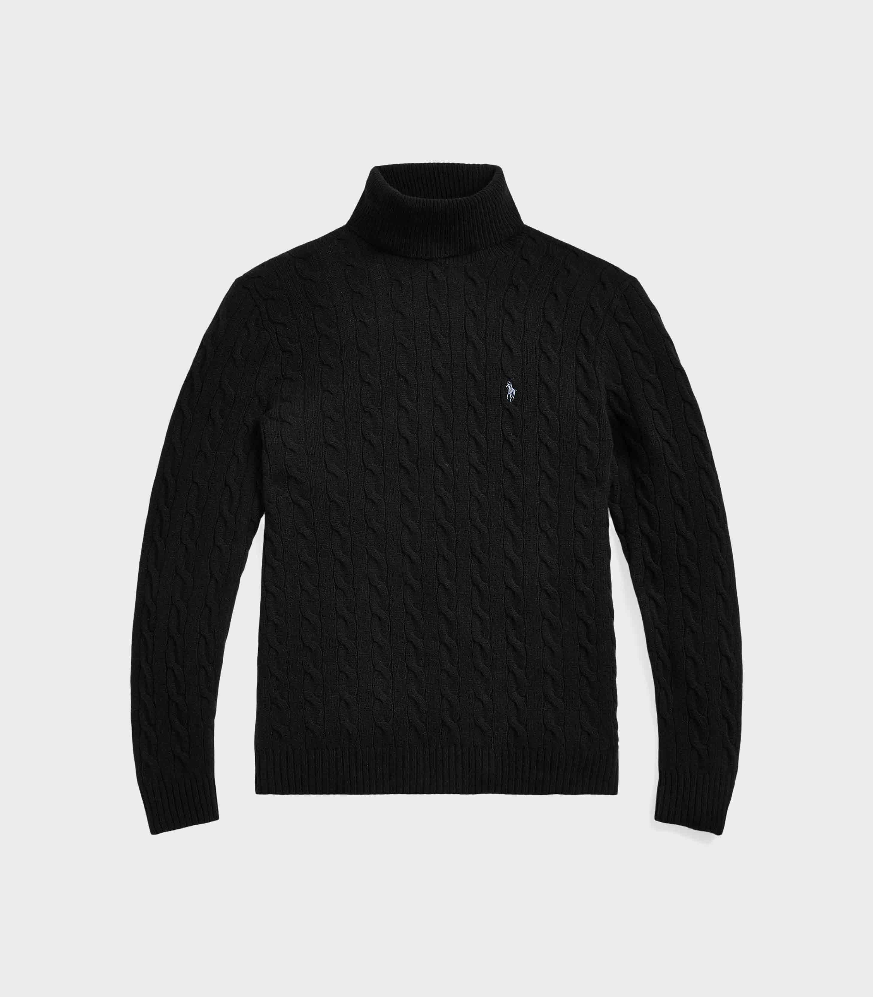 Polo Ralph Lauren - Cable Wool-Cashmere Turtleneck Sweater