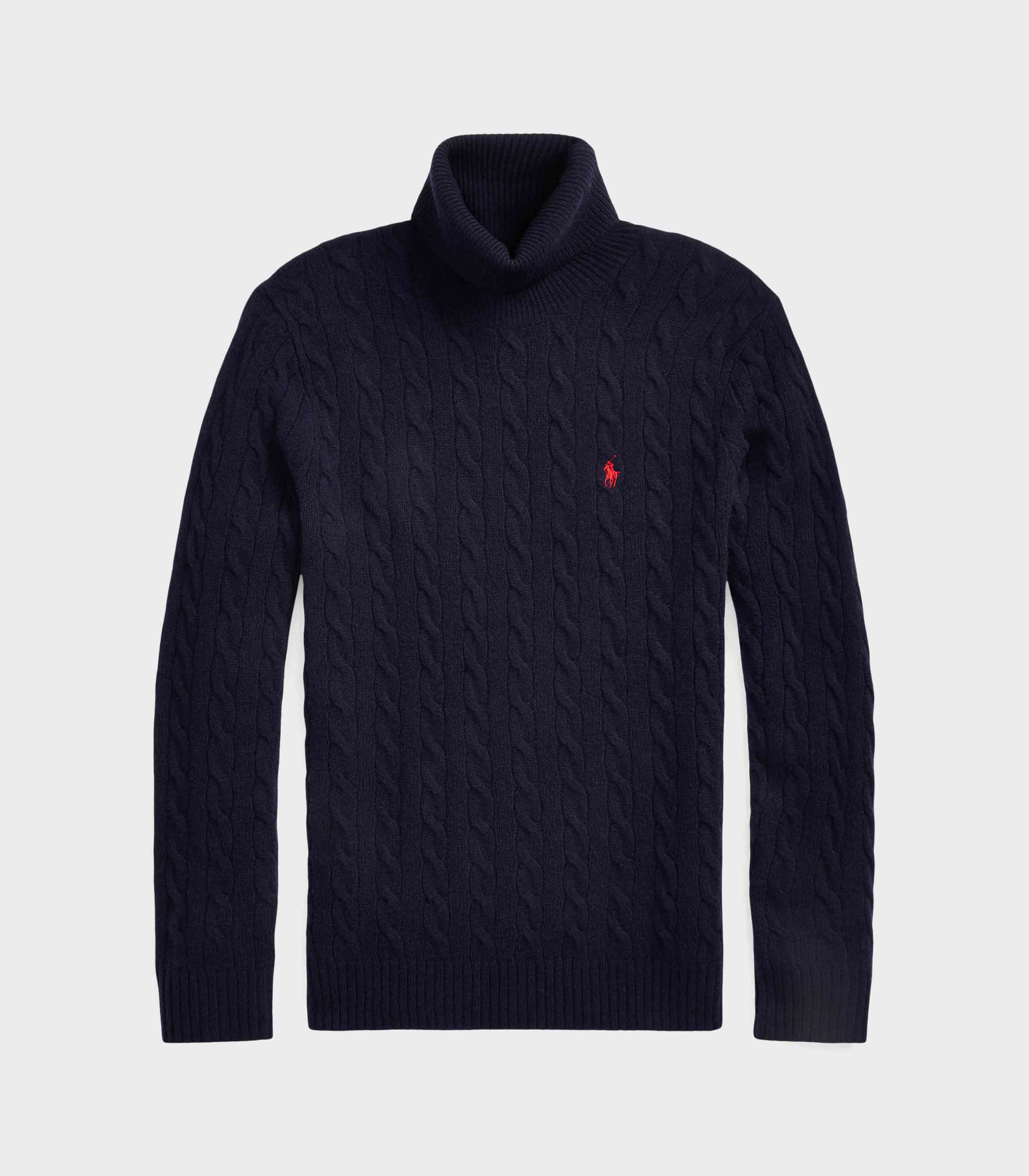 Polo Ralph Lauren - Cable Wool-Cashmere Turtleneck Sweater