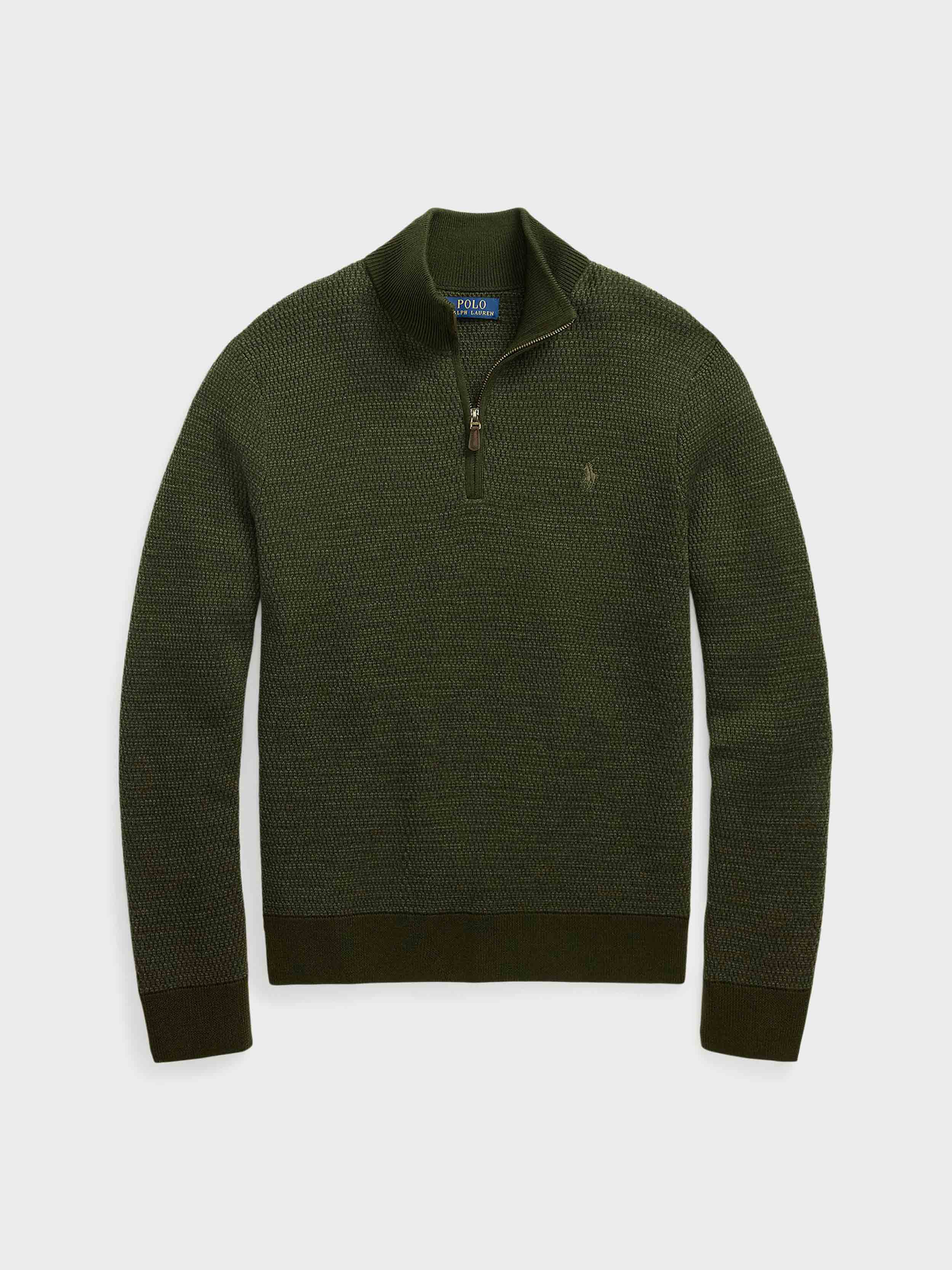 Polo Ralph Lauren - Men's Washable Wool Quarter-Zip Sweater