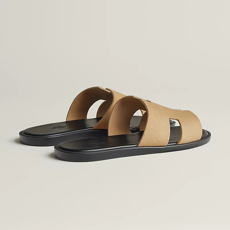 Sandales Hermes - Izmir - Beige Albâtre
