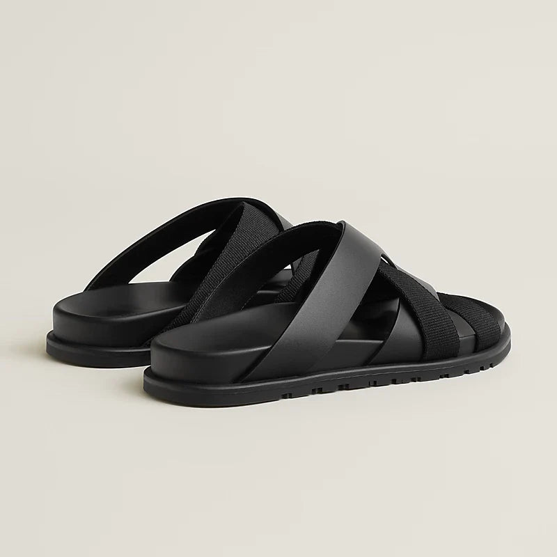 Sandales Hermes - Kazimir - Noir