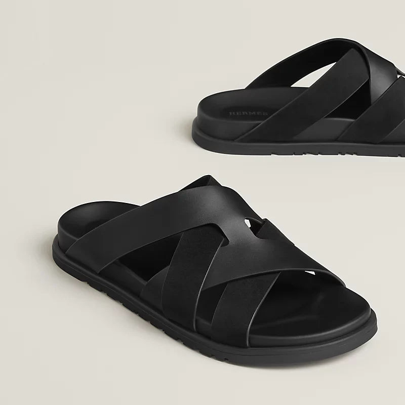 Sandales Hermes - Kazimir - Noir