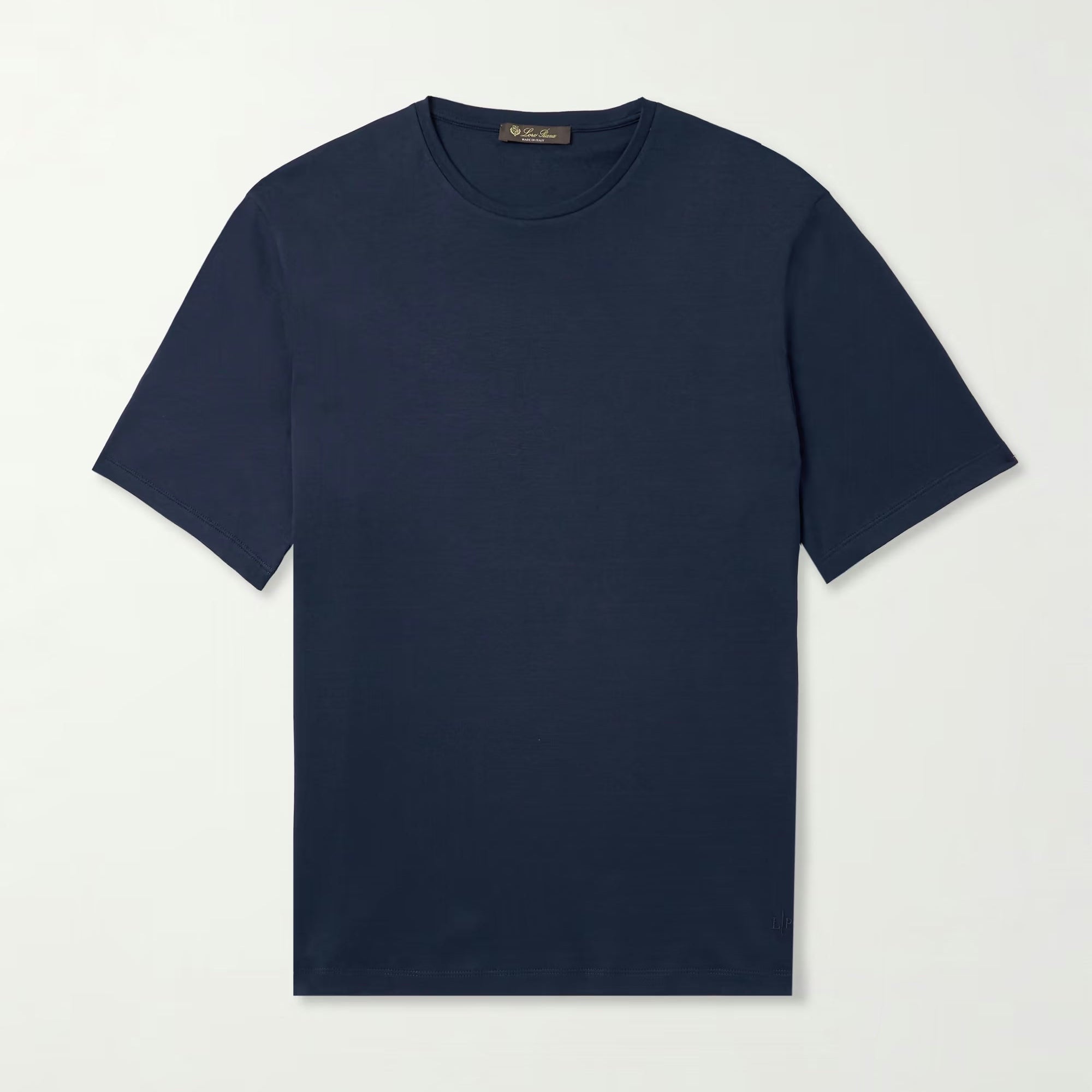 T-Shirt Loro Piana - Coton - Bleu Marine