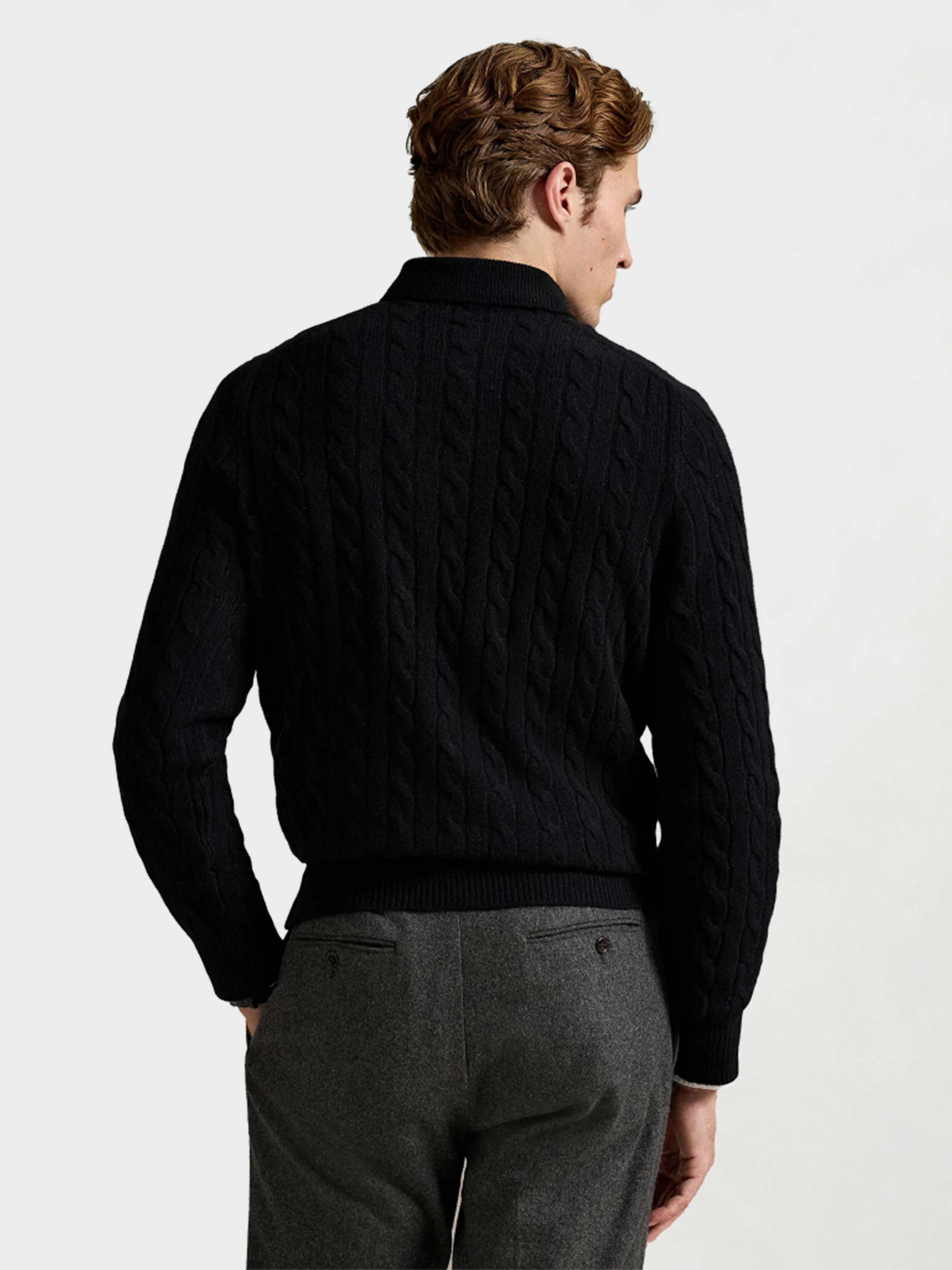 Polo Ralph Lauren - Men's Braid and Blend Polo Shirt Logo Collar With Buttons and Long Cuffed Sleeves