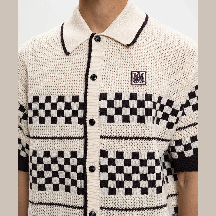 Ensemble Amiri - Laine - Blanc/Brun