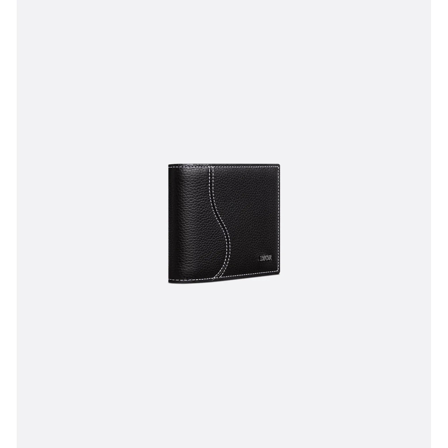 Portefeuille Dior - À deux volets Saddle - Noir