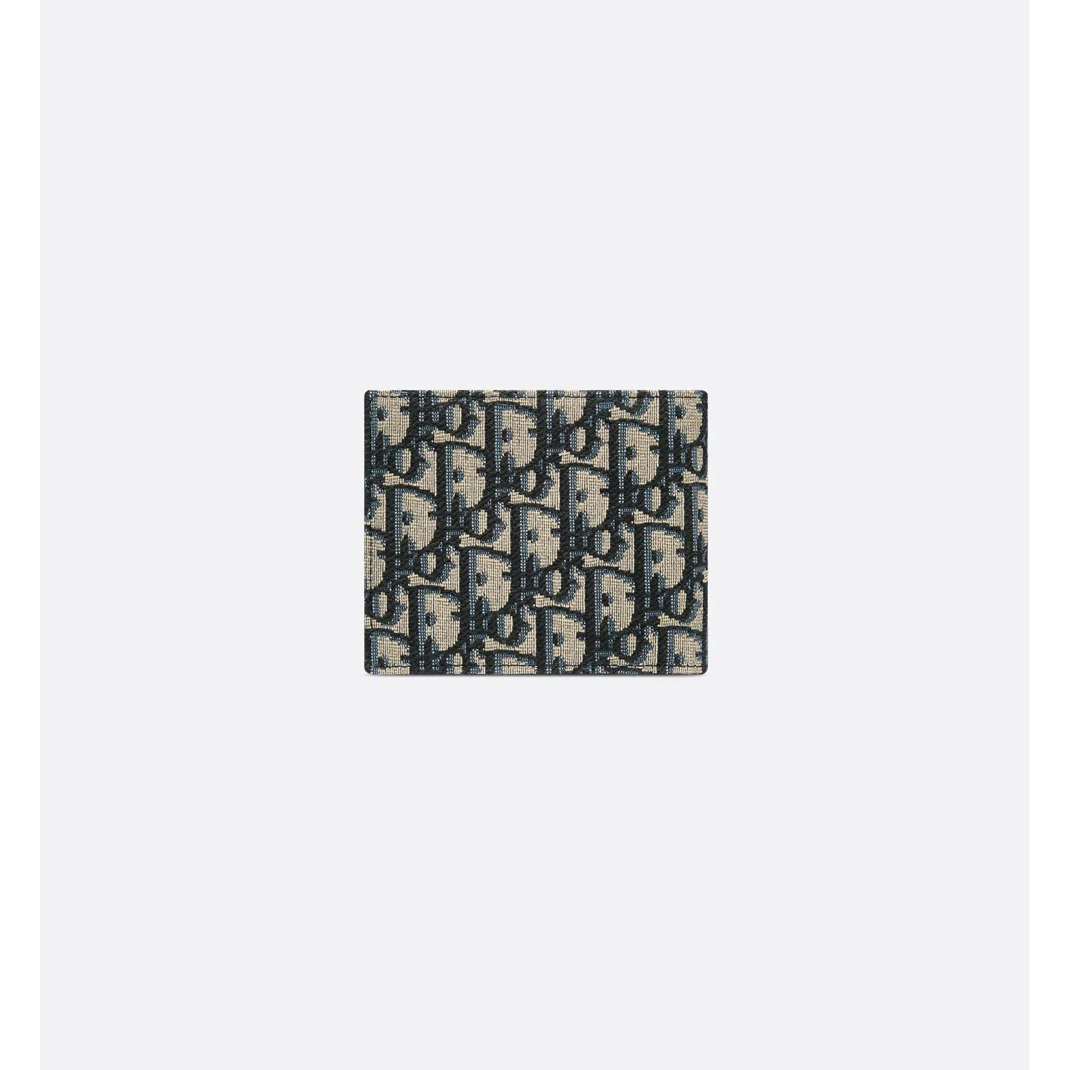 Portefeuille Dior - À deux volets - Oblique Beige et noir