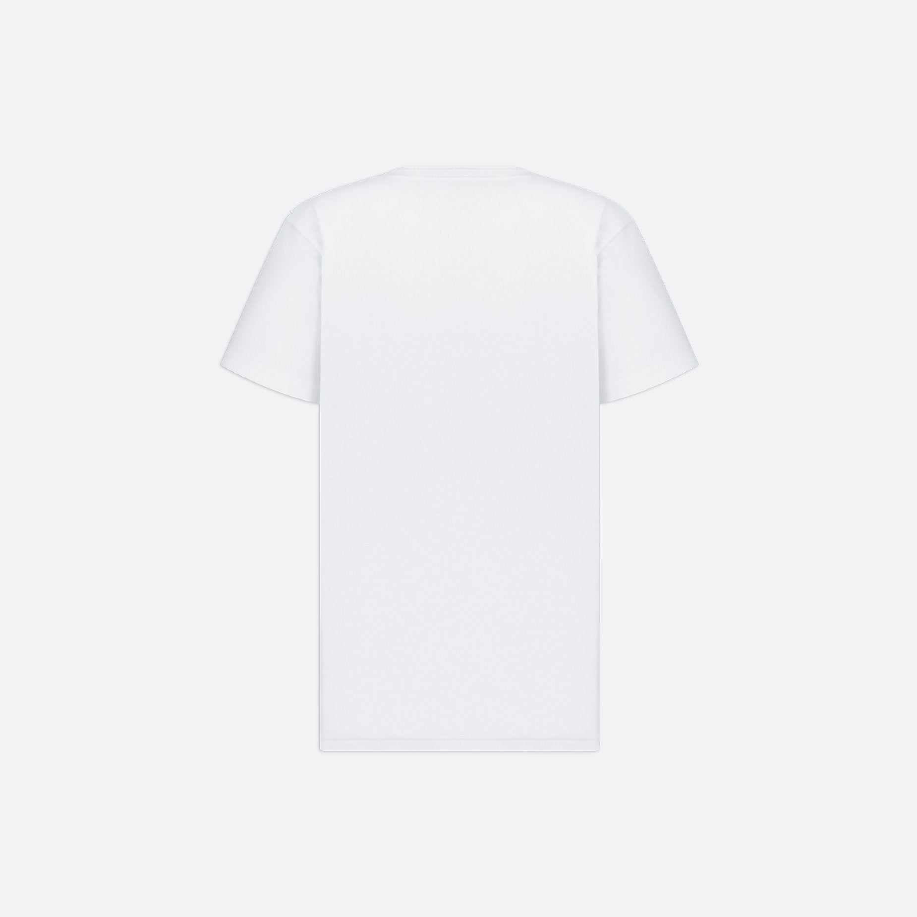 T-Shirt Christian Dior - CD Icon - Coupe Ajustée - Blanc