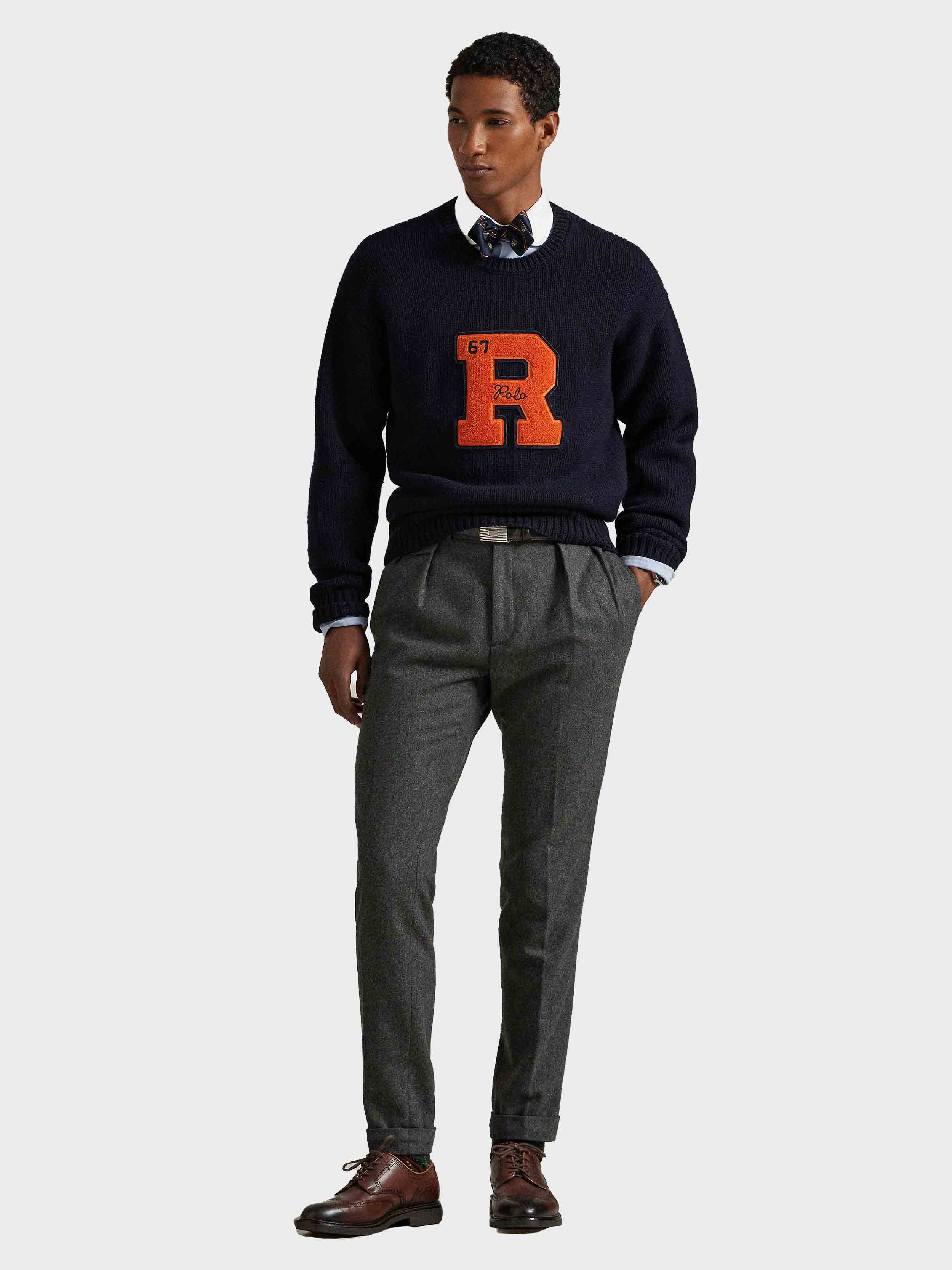 Polo Ralph Lauren - Men's Vintage Fit Wool Letter Sweater
