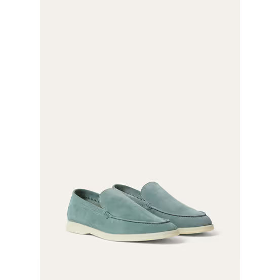 Mocassins Loro piana - Summer Walk Loafer - Bleu Ciel
