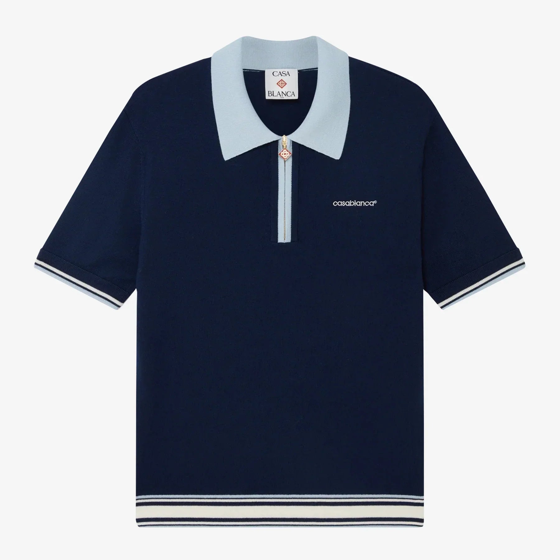 Polo Casablanca - Knit Tennis - Bleu Marine