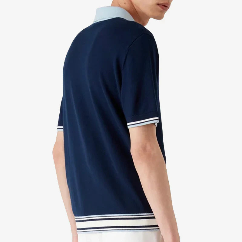 Polo Casablanca - Knit Tennis - Bleu Marine