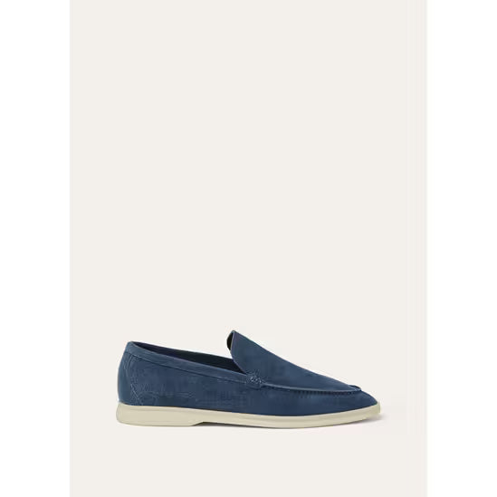 Mocassins Loro piana - Summer Walk Loafer - Bleu Marine