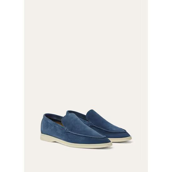 Mocassins Loro piana - Summer Walk Loafer - Bleu Marine