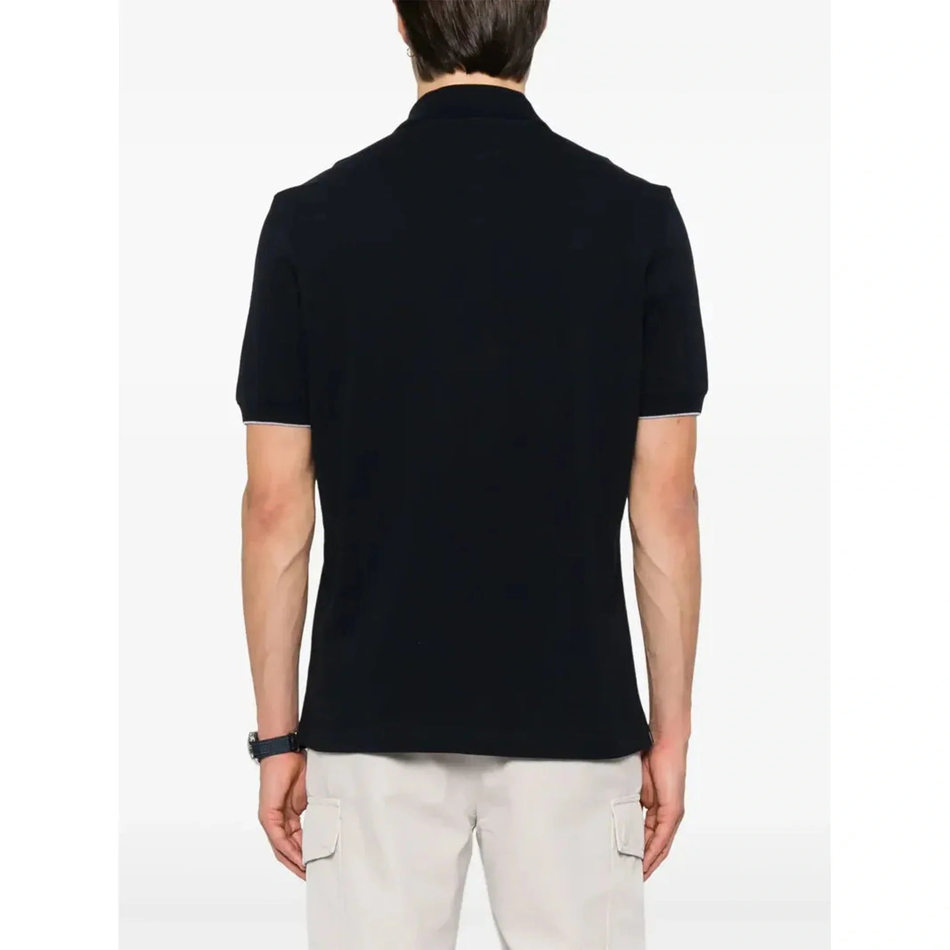 Polo Brunello Cucinelli - Coton - Noir