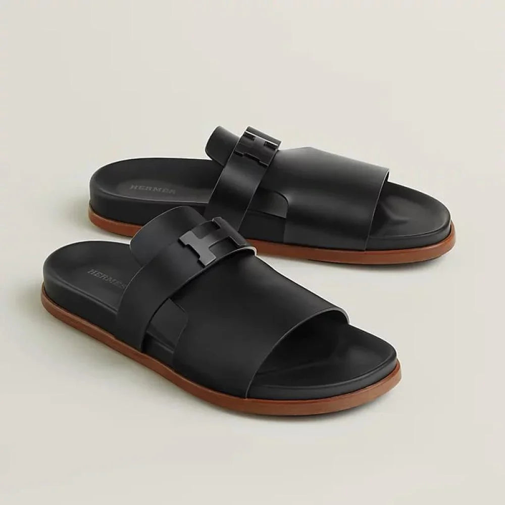Sandales Hermes - Jaurès - Noir