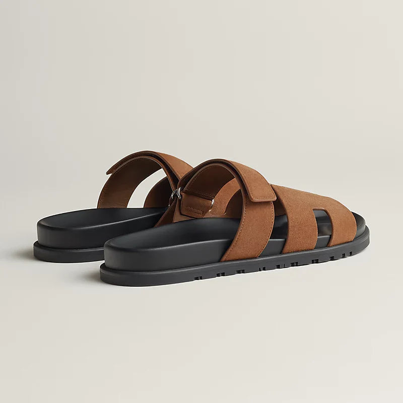 Sandales Hermes - Chypre - Brun Fumé