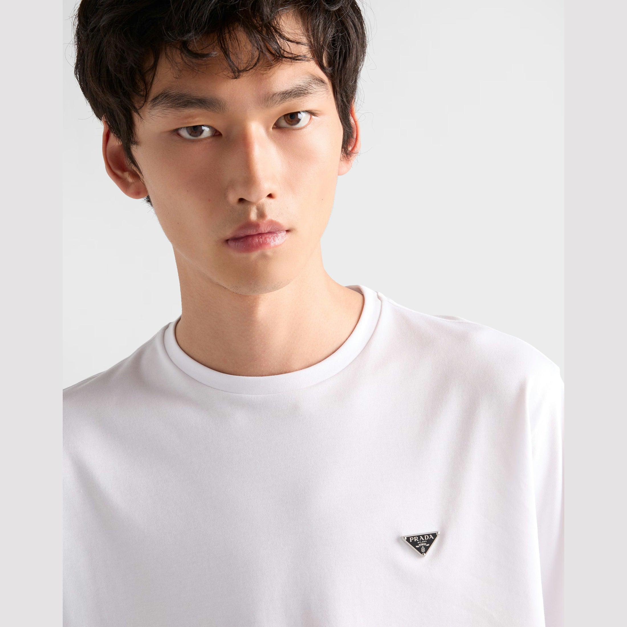 T-Shirt Prada - Coton - Blanc