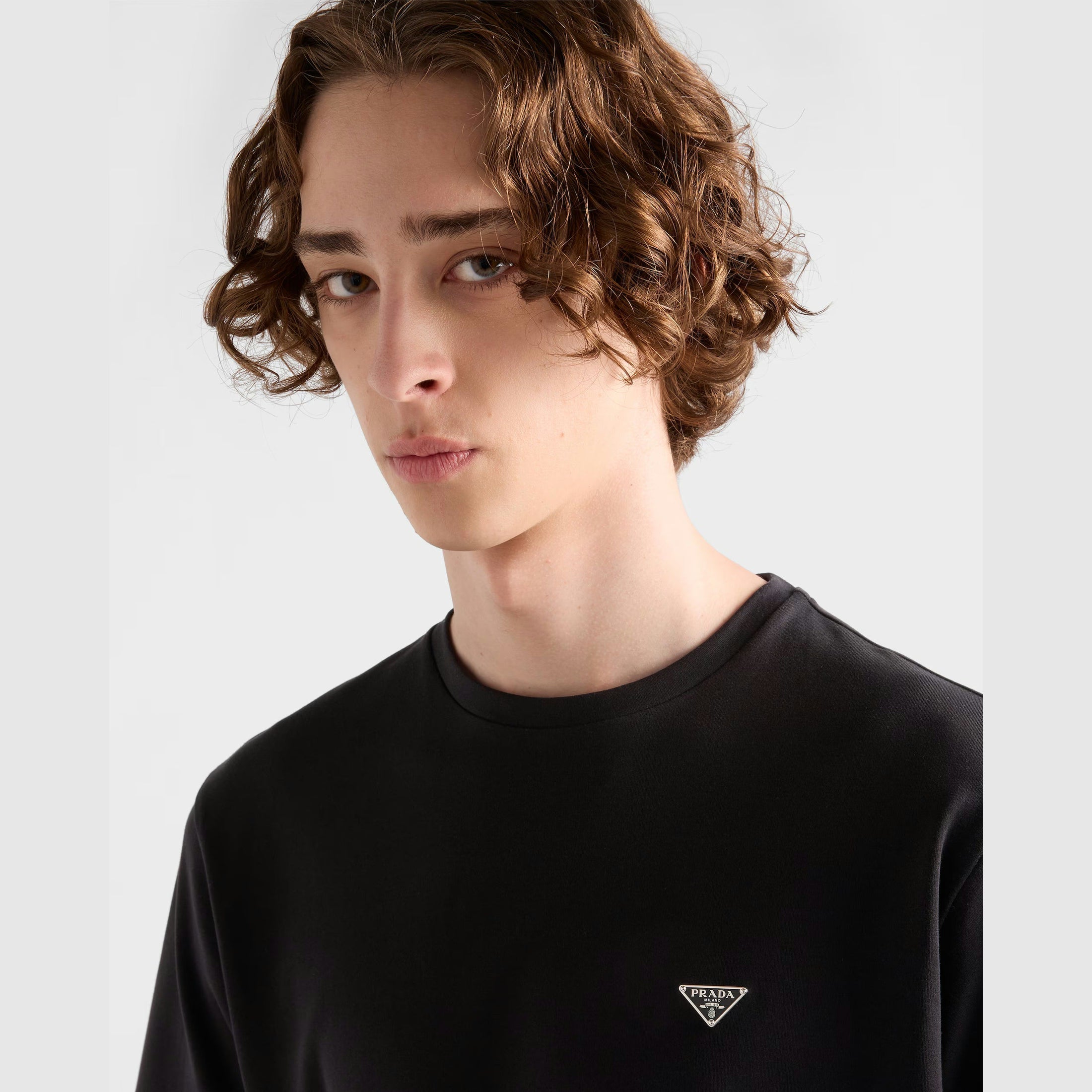 T-Shirt Prada - Coton - Noir