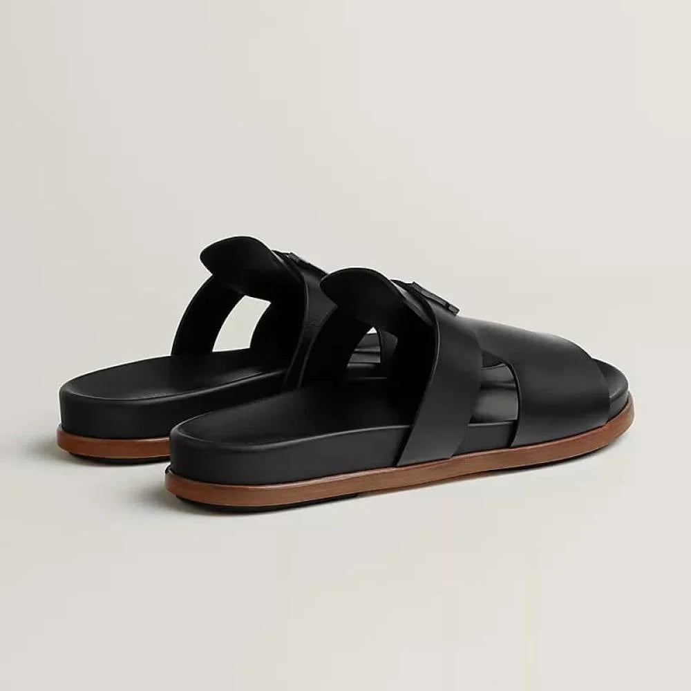 Sandales Hermes - Jaurès - Noir