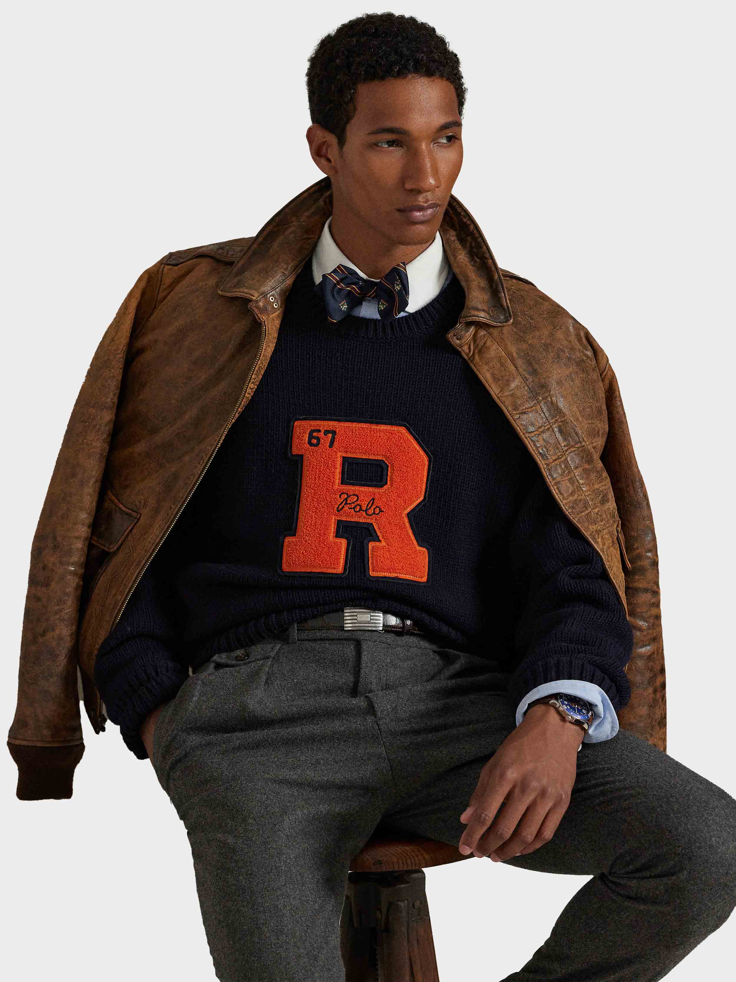 Polo Ralph Lauren - Men's Vintage Fit Wool Letter Sweater