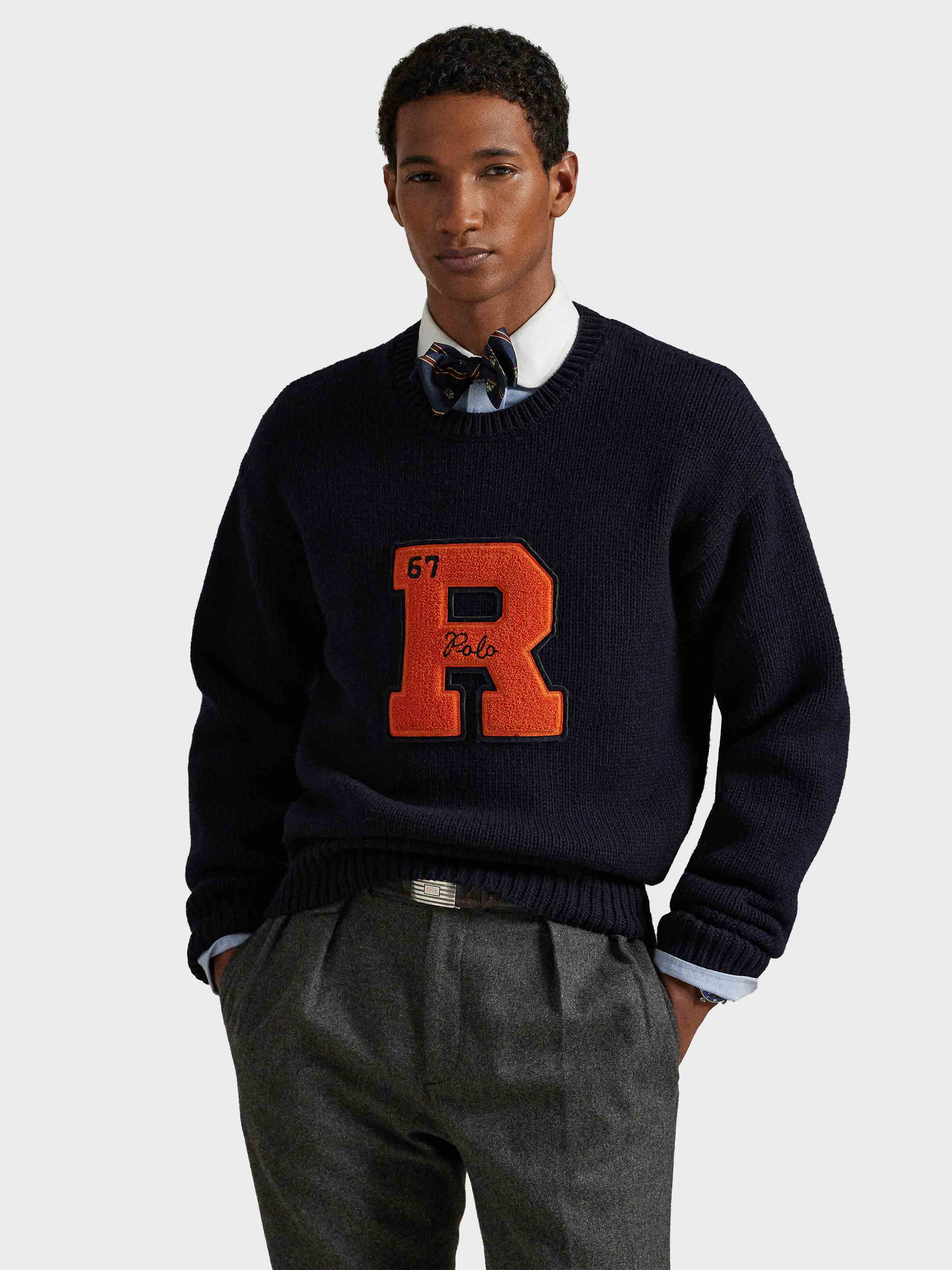 Polo Ralph Lauren - Men's Vintage Fit Wool Letter Sweater