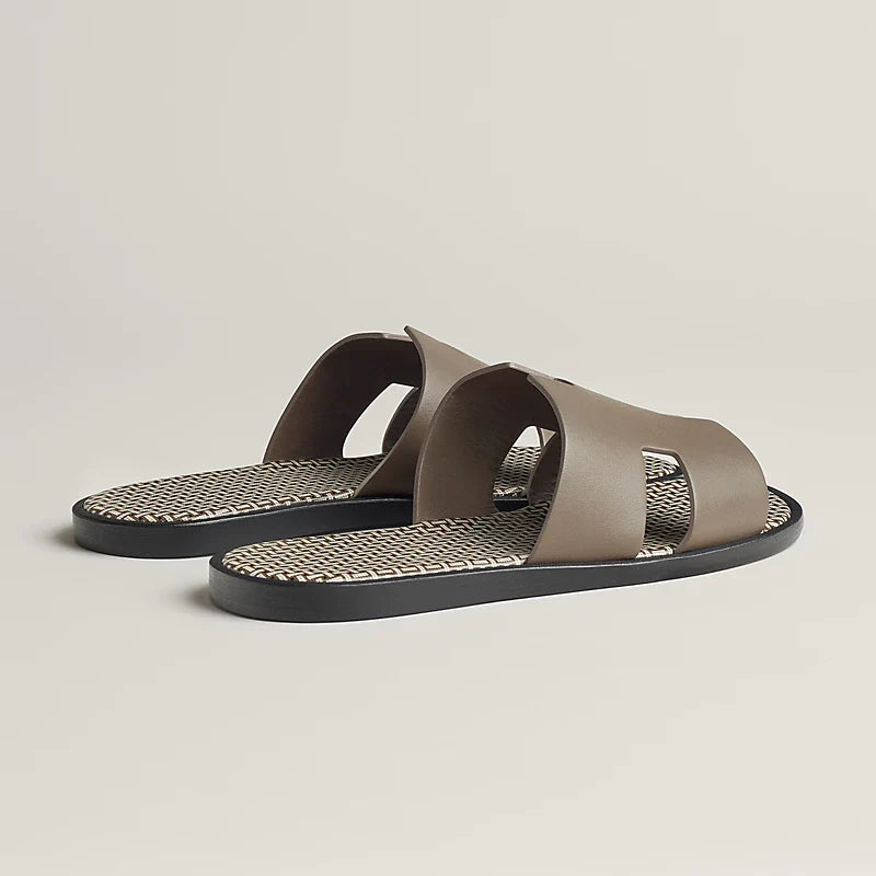 Sandales Hermes - Izmir - Étoupe
