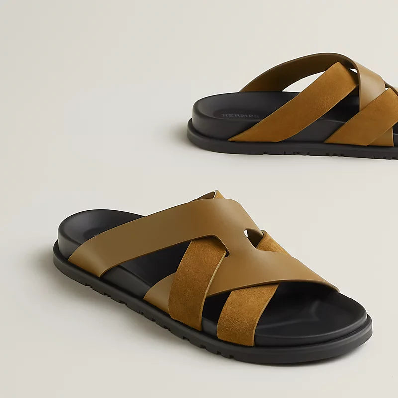 Sandales Hermes - Kazimir - Marron