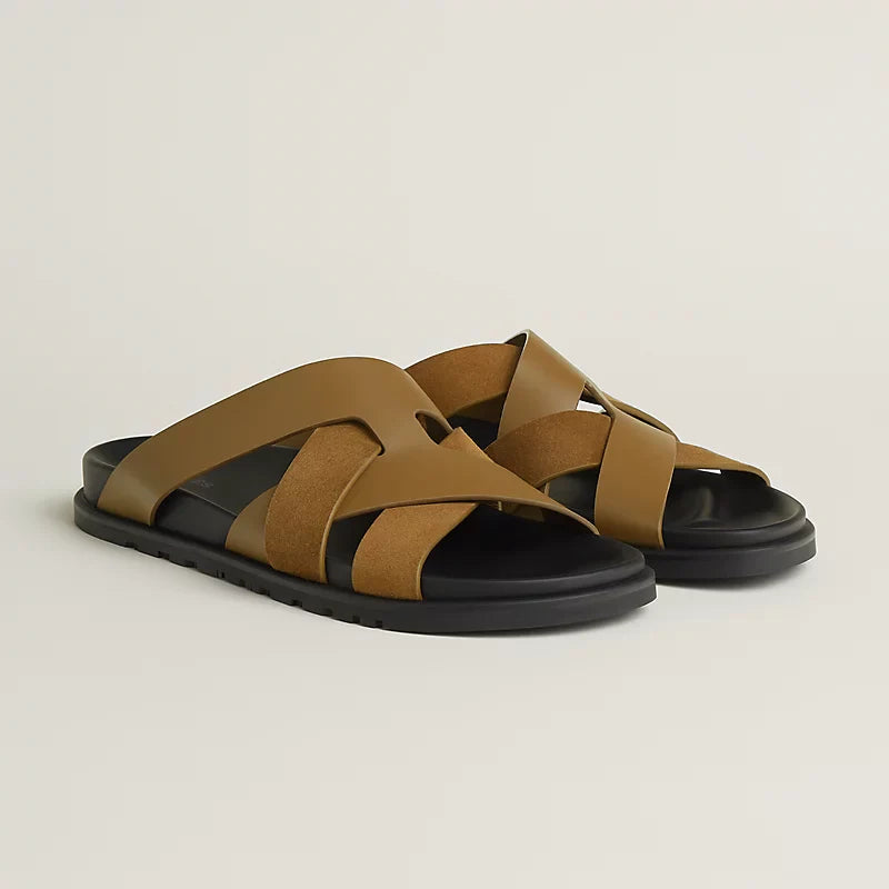 Sandales Hermes - Kazimir - Marron