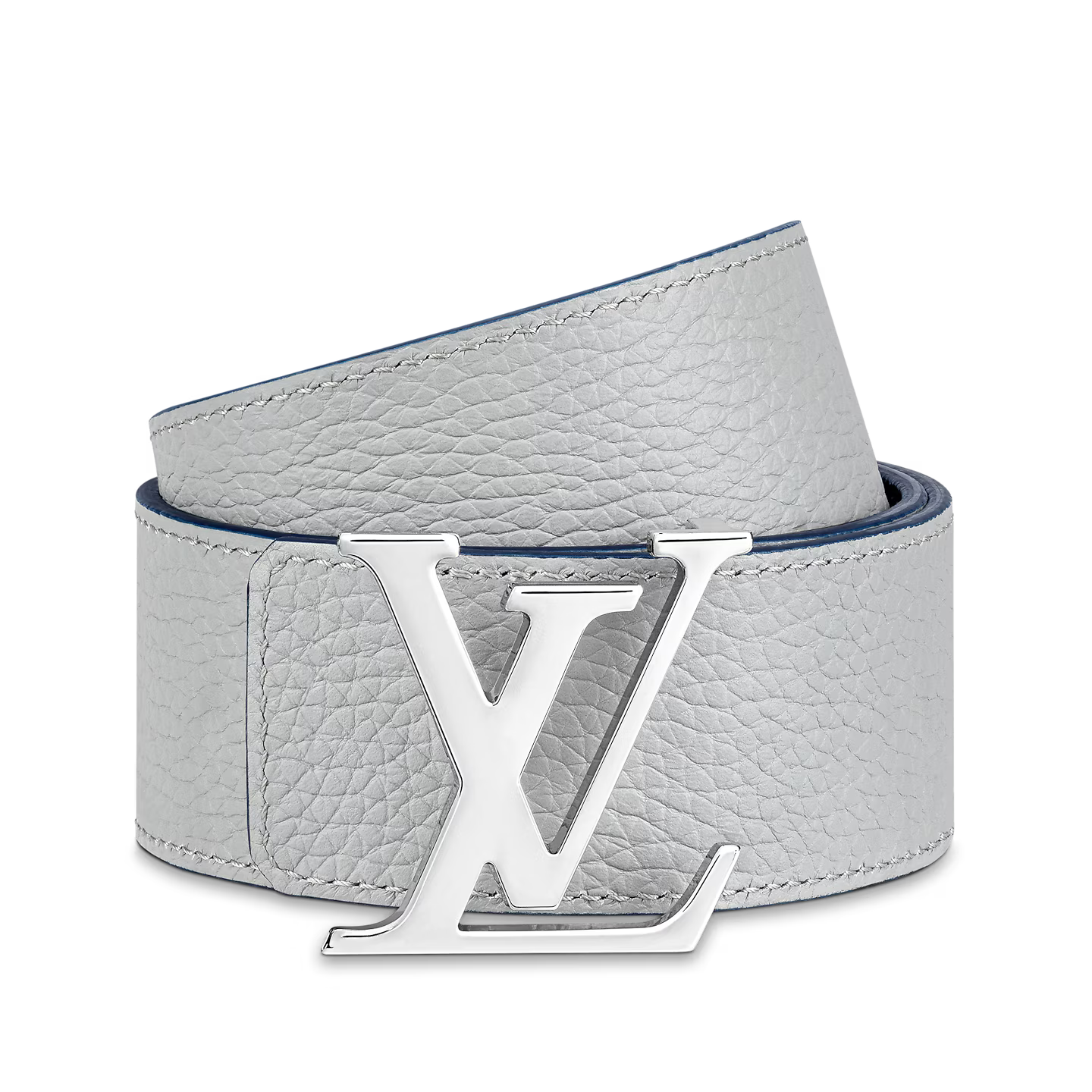 Ceinture Louis Vuitton - Initiales Taurillon 40mm Reversible - Bleu/Gris
